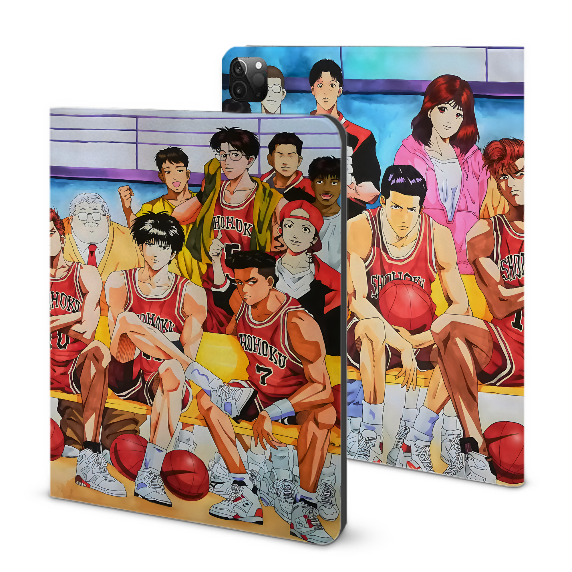 （画像用） SLAM DUNK／スラムダンク IPadケース ペンホルダー付き ブックスタイルデザイン